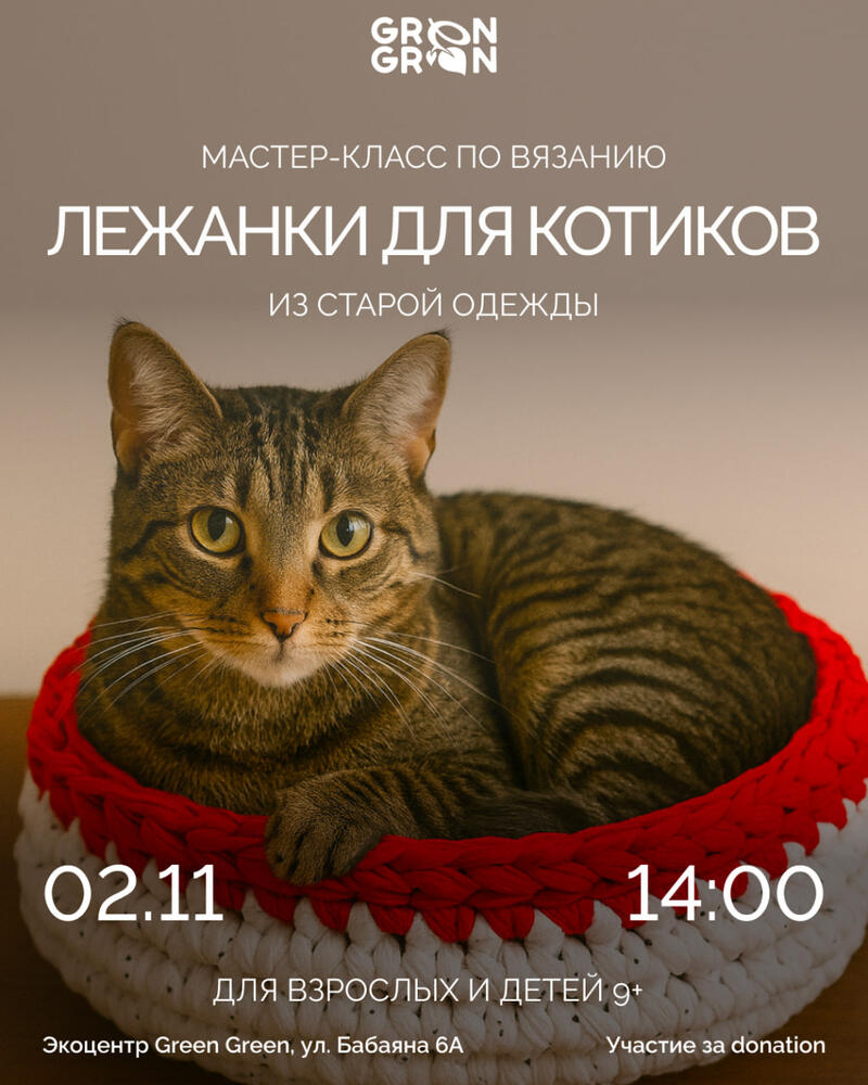 Ձեռագործության դասընթաց։ Ներքնակներ կատուների համար